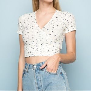 Brand new brandy Melville wrap top